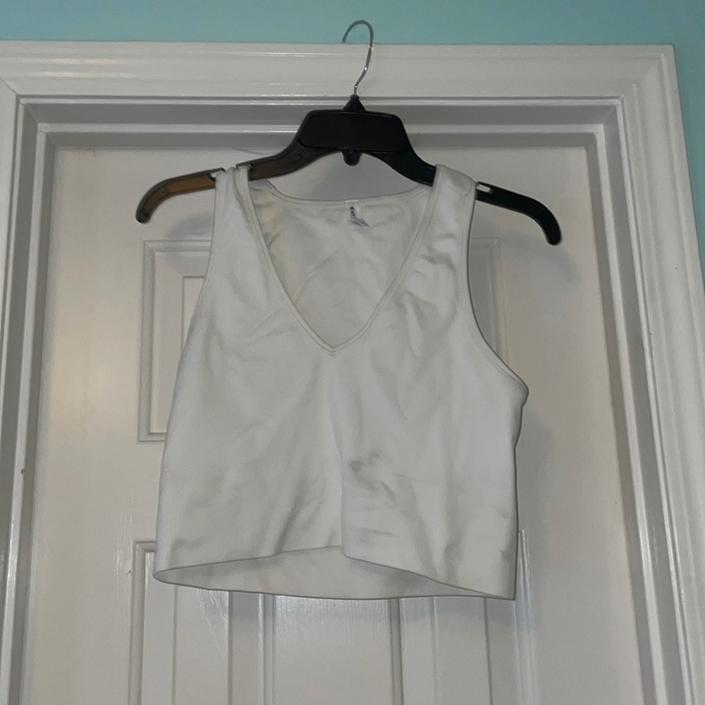 athleta cropped tank